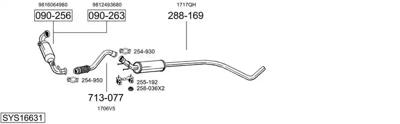 BOSAL SYS16631