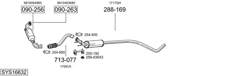 BOSAL SYS16632