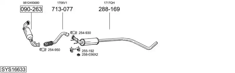 BOSAL SYS16633