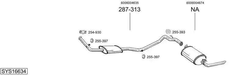 BOSAL SYS16634