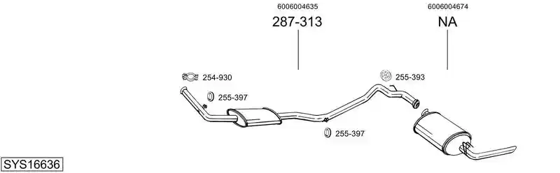 BOSAL SYS16636