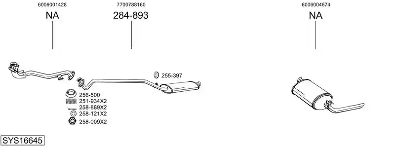 BOSAL SYS16645