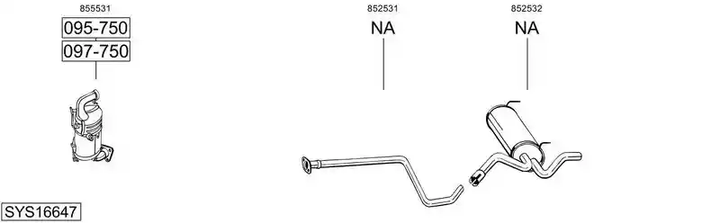 BOSAL SYS16647