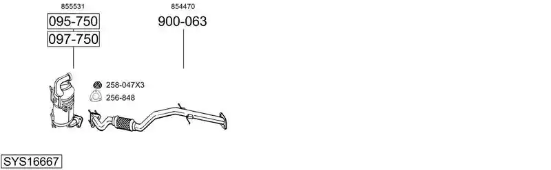 BOSAL SYS16667