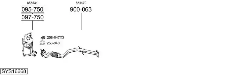 BOSAL SYS16668