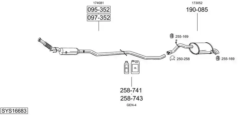 BOSAL SYS16683