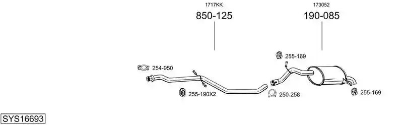 BOSAL SYS16693