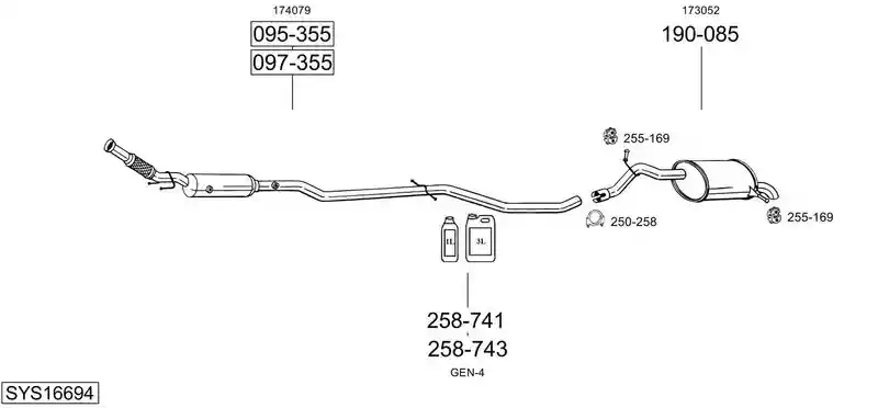 BOSAL SYS16694