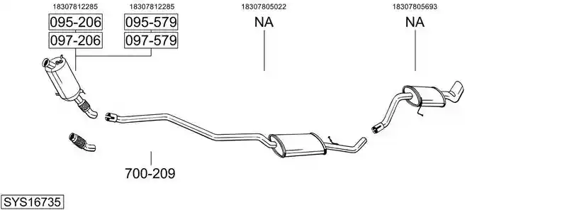 BOSAL SYS16735