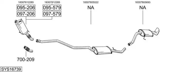 BOSAL SYS16739