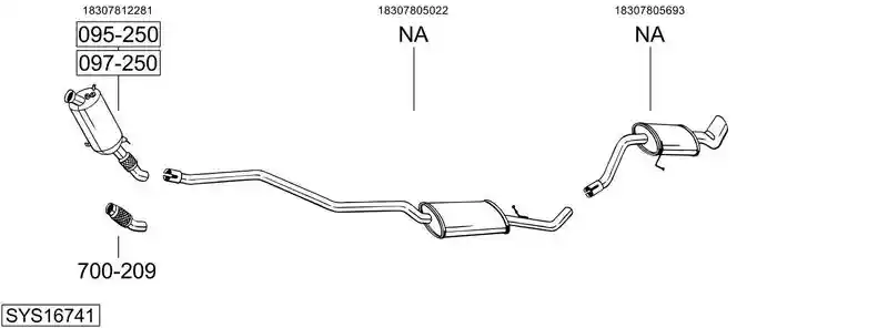 BOSAL SYS16741