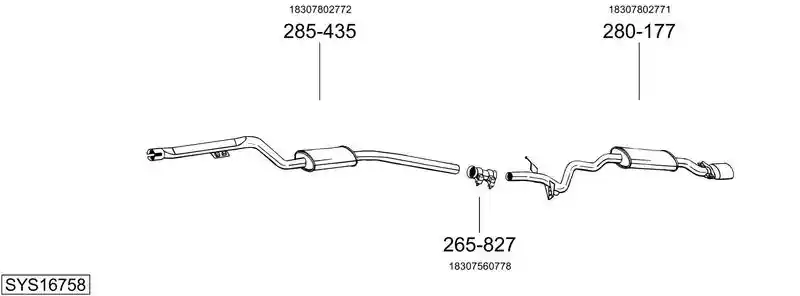 BOSAL SYS16758