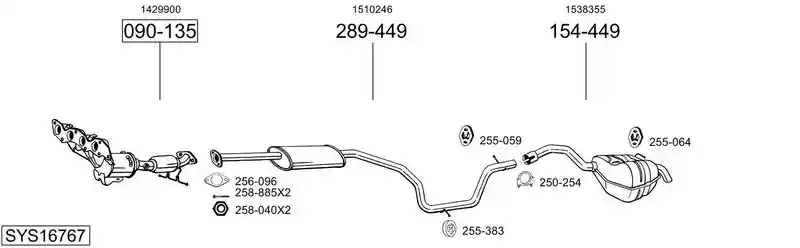 BOSAL SYS16767