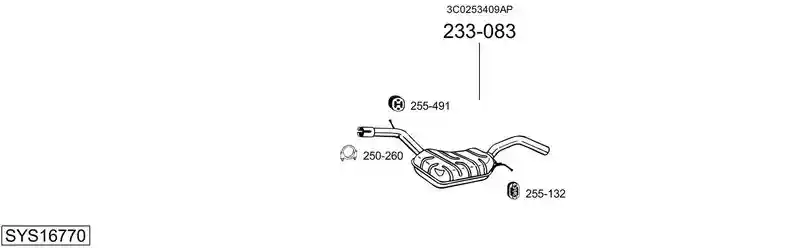 BOSAL SYS16770
