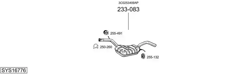 BOSAL SYS16776