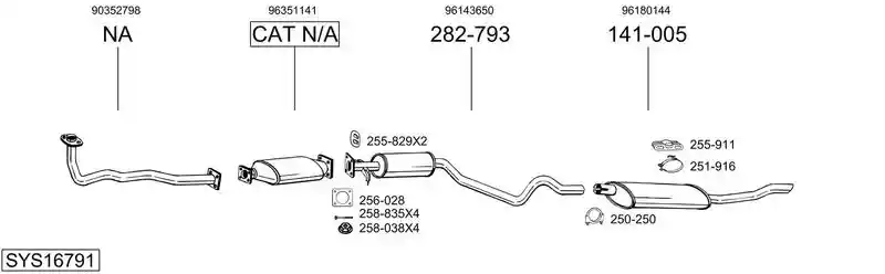 BOSAL SYS16791
