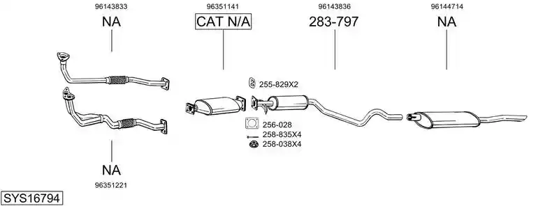 BOSAL SYS16794