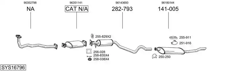 BOSAL SYS16796