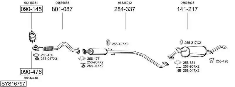 BOSAL SYS16797