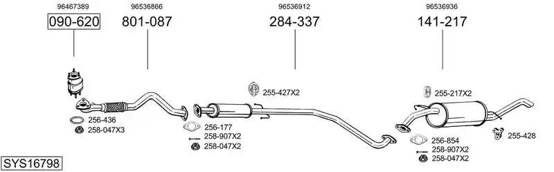 BOSAL SYS16798