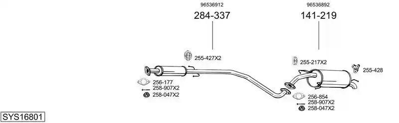 BOSAL SYS16801
