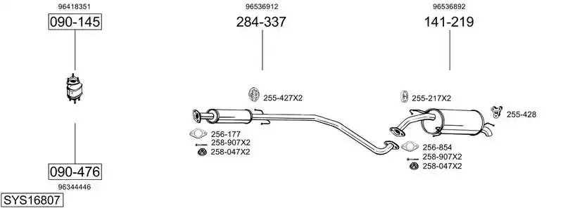 BOSAL SYS16807