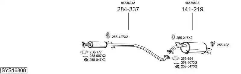 BOSAL SYS16808