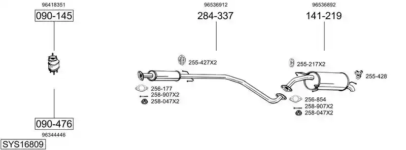 BOSAL SYS16809
