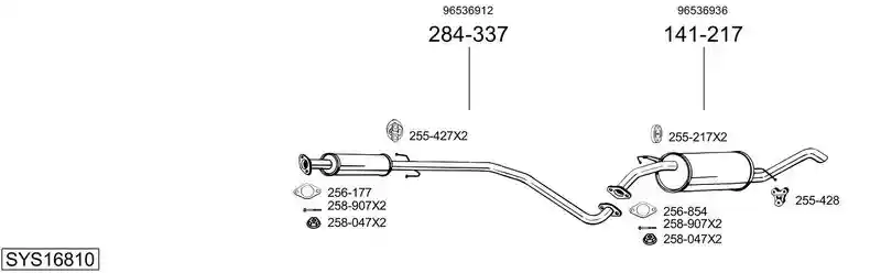 BOSAL SYS16810