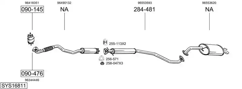 BOSAL SYS16811