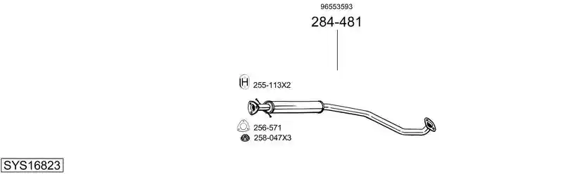 BOSAL SYS16823