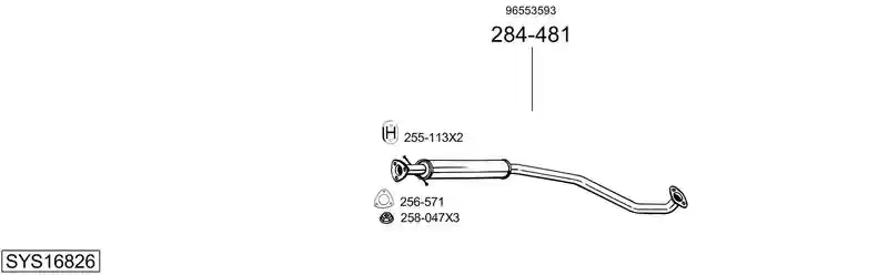 BOSAL SYS16826