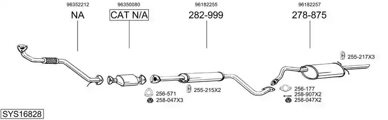 BOSAL SYS16828