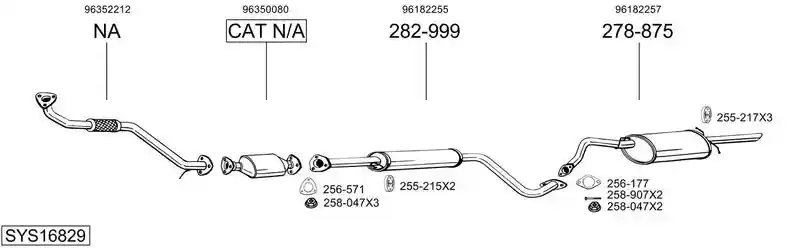 BOSAL SYS16829