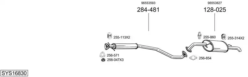 BOSAL SYS16830