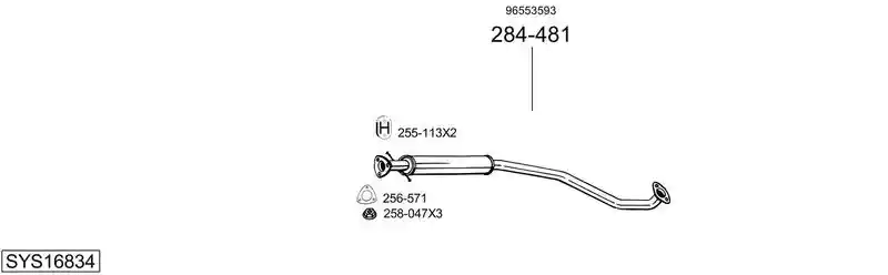BOSAL SYS16834