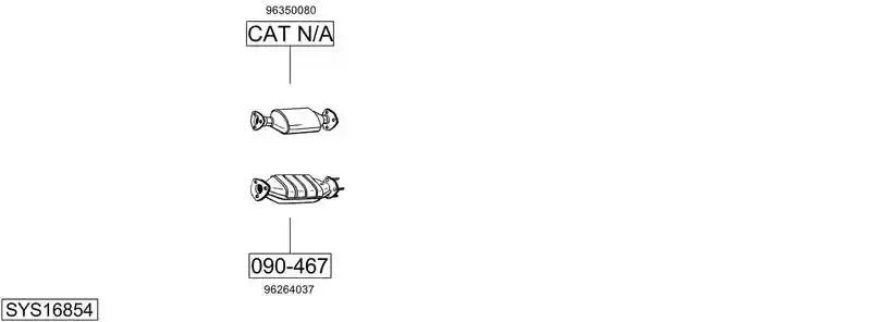 BOSAL SYS16854