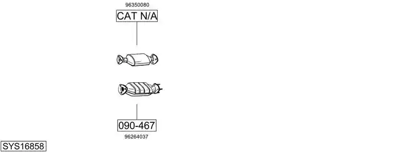BOSAL SYS16858