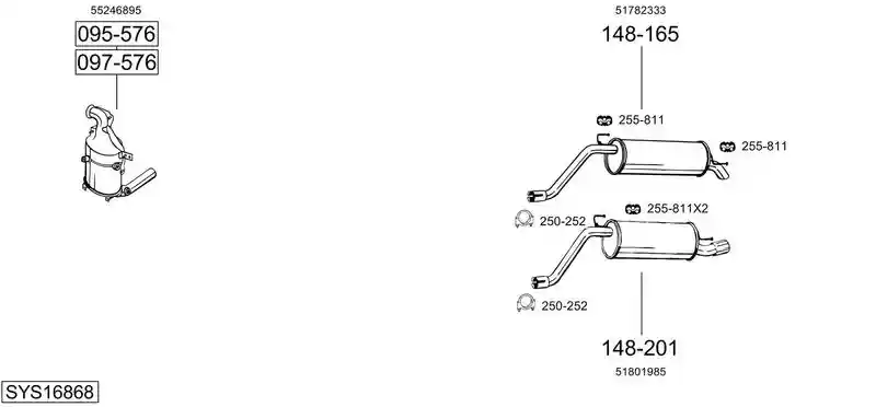 BOSAL SYS16868