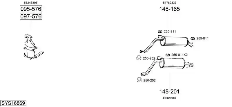 BOSAL SYS16869