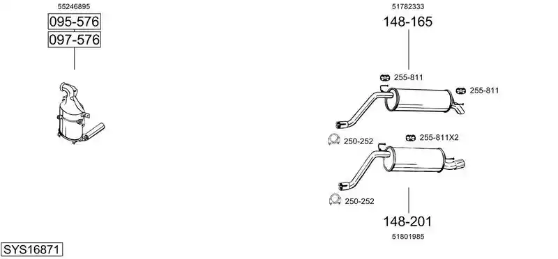 BOSAL SYS16871