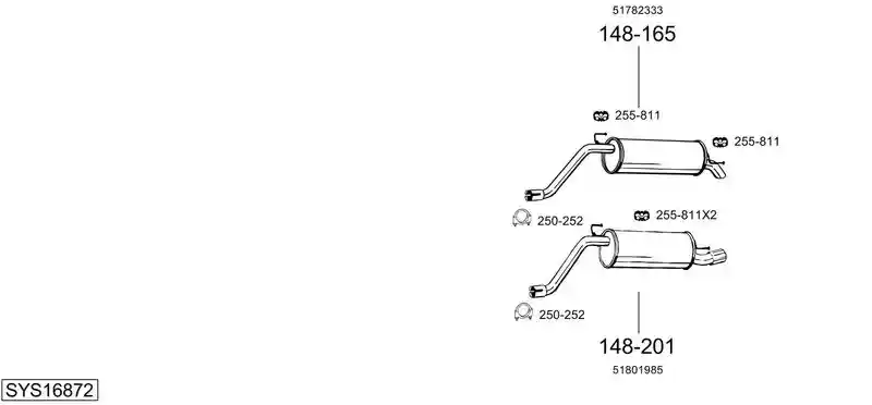 BOSAL SYS16872