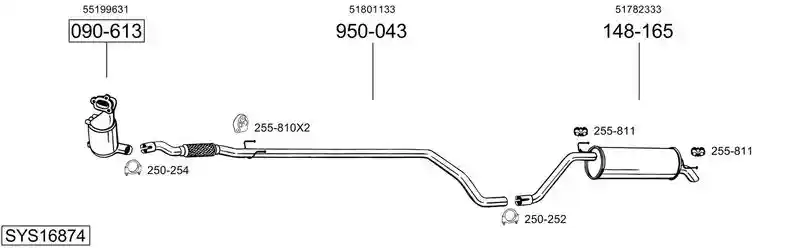 BOSAL SYS16874