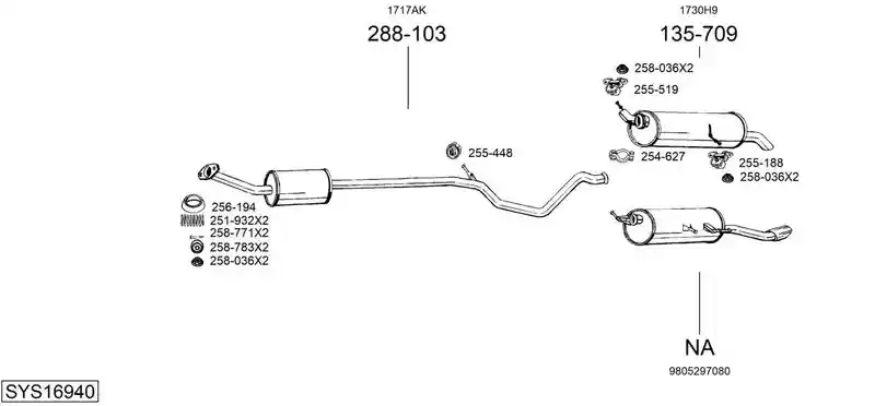 BOSAL SYS16940
