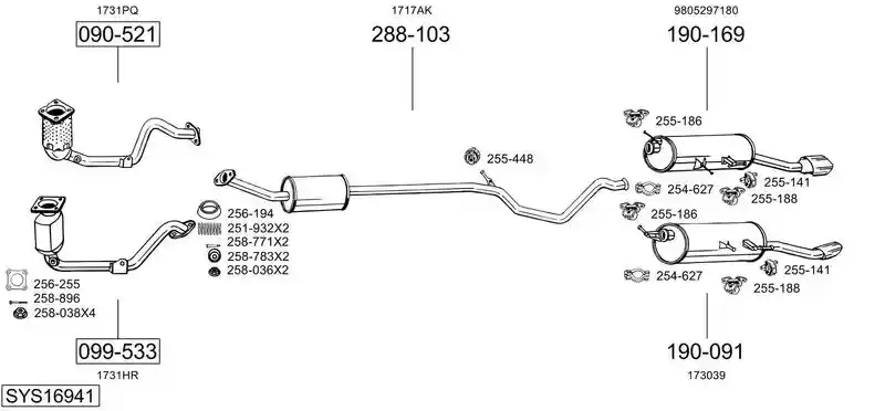 BOSAL SYS16941