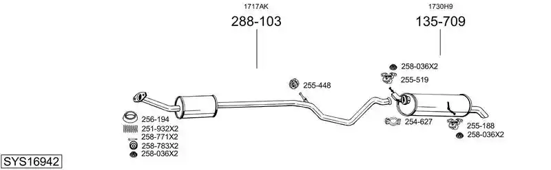BOSAL SYS16942