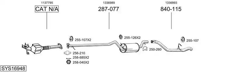 BOSAL SYS16948