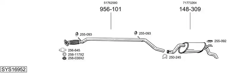 BOSAL SYS16952