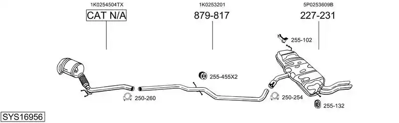 BOSAL SYS16956