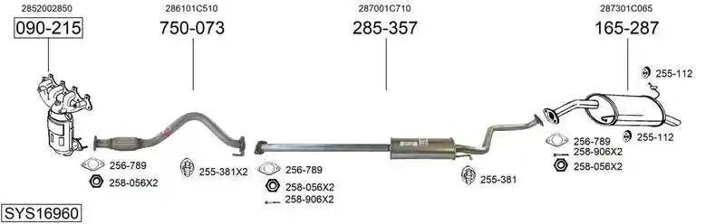 BOSAL SYS16960